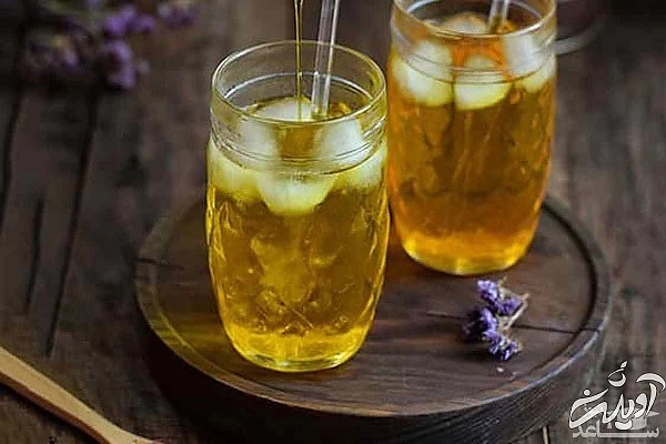شربت زعفران و بیدمشک